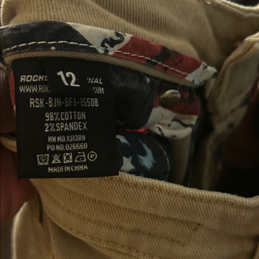 Rockstar Original Tan Cargo Pants - Picture 3 of 4